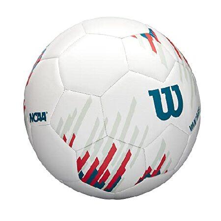 Wilson NCAA バンテージサッカーボール - サイズ3、ホワイト/ティールの画像