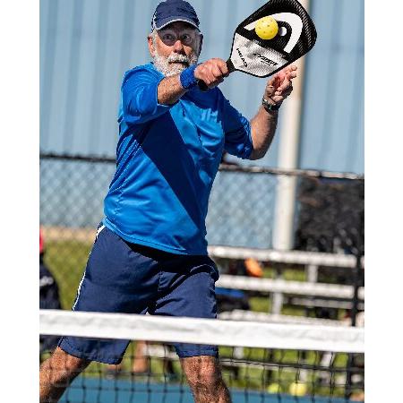 HEAD - Cyber Elite Pickleball Paddle, Fiberglass Surface, Black/White Color, Beginning to Intermediate Levels