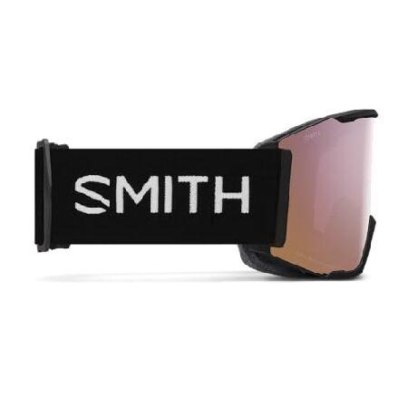 Smith Squad MAGスノーゴーグル(ブラック、ChromaPop Everyday ローズゴールドミラー+ボーナスレンズ)_3