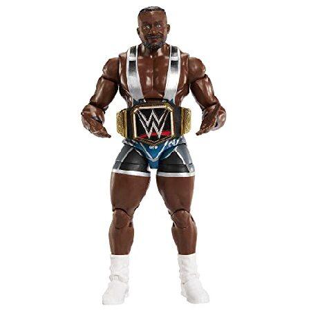 WWE MATTEL Big E Elite Collection アクションフィギュア 6インチ ポーズ可能 コレクションギフト WWEファン向け 対象年齢8歳以上 マルチカラー (HDF36)の画像