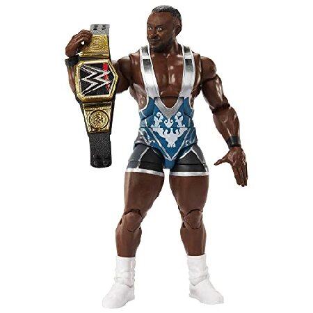 WWE MATTEL Big E Elite Collection アクションフィギュア 6インチ ポーズ可能 コレクションギフト WWEファン向け 対象年齢8歳以上 マルチカラー (HDF36)の画像