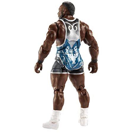 WWE MATTEL Big E Elite Collection アクションフィギュア 6インチ ポーズ可能 コレクションギフト WWEファン向け 対象年齢8歳以上 マルチカラー (HDF36)の画像