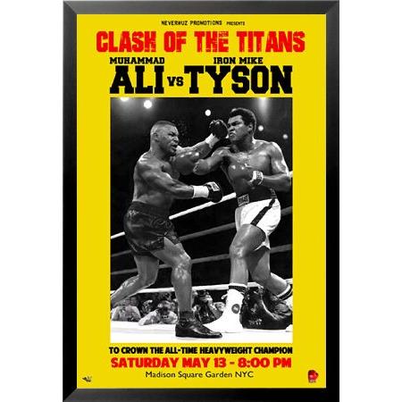 Buyartforless フレーム入り モハメド・アリ対マイク・タイソン 36x24