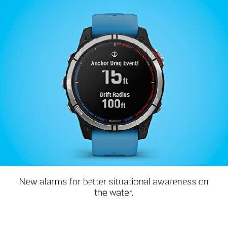 Garmin quatix(R) 7 Standard Edition, Marine GPS Smartwatch, Tide Changes and Anchor Drag Alerts, Waypoint Markingの画像