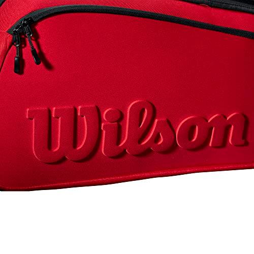 WILSON スーパーツアークラッシュ V2.0 テニスバッグ 6個パック レッド｜awa-outdoor｜03