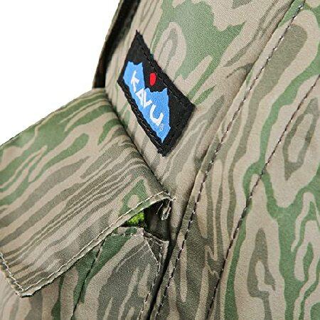 KAVU オリジナルロープサック スリングクロスボディバックパック， 木目地形。， One Size