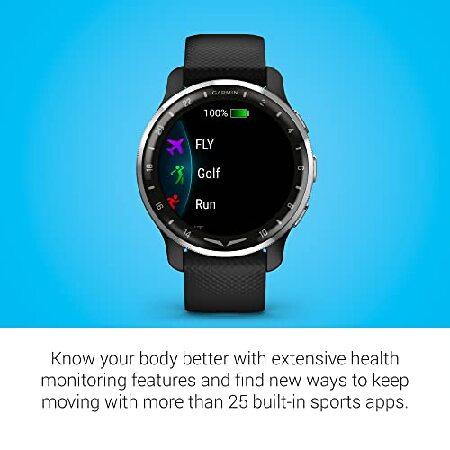 Garmin D2(TM) Air X10, Touchscreen Aviator Smartwatch with GPS, Aviation Weather, Call and Text, Health and Wellness Features and More, Blackの画像