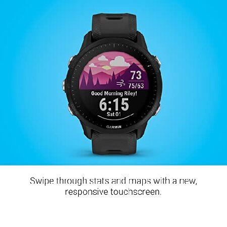 Garmin Forerunner(R) 955 Solar, GPS Running Smartwatch with Solar Charging Capabilities, Tailored to Triathletes, Long-Lasting Battery, Black - 010-02の画像