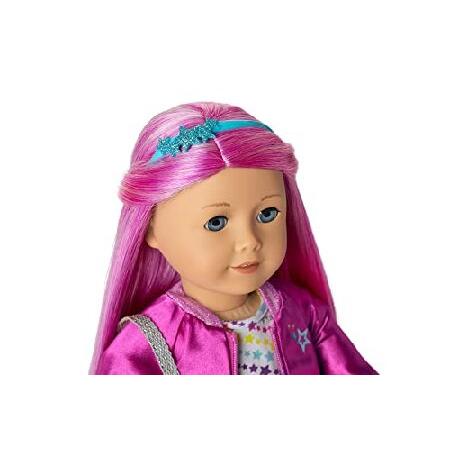 American Girl Truly Me 18インチ 人形 #87 青い目、マゼンタの髪、柔らかい肌 温かみのあるアンダートーン 対象年齢6歳以上。_3
