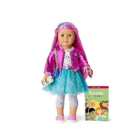 American Girl Truly Me 18インチ 人形 #87 青い目、マゼンタの髪、柔らかい肌 温かみのあるアンダートーン 対象年齢6歳以上。_4