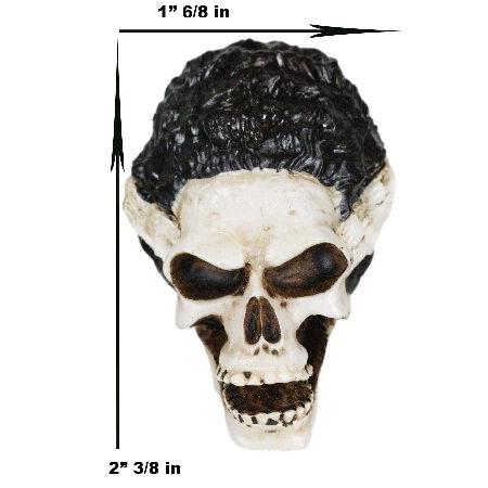 Ebros Gift 不気味なハロウィン Macabre Mrs Frankenstein The Bride Skull ミニフィギュア ゴシック Ossuary スケルトン スカル彫刻の画像