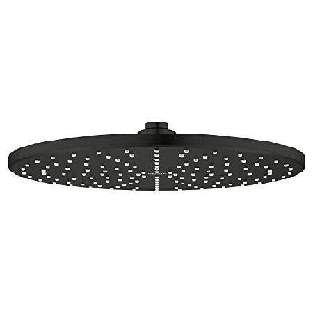 GROHE 265692430 レインシャワー シャワーヘッド ブラックマットの画像