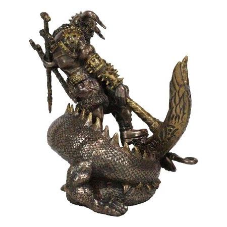 エブロスギフト ラグナロクの戦いでマイティ・トール オーディンソン 北欧神話 雷の神 ミョルニルハンマーとミョルニルハンマーの置物 ドナー オーディンの息子_4