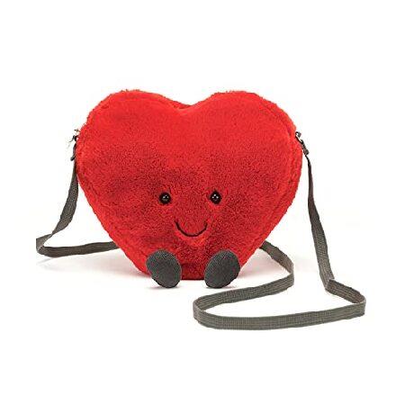 Jellycatぬいぐるみバッグコレクション | クロスボディバッグ＆ショルダーパース | 楽しくユニークなハンドバッグ, ハート, 財布の画像