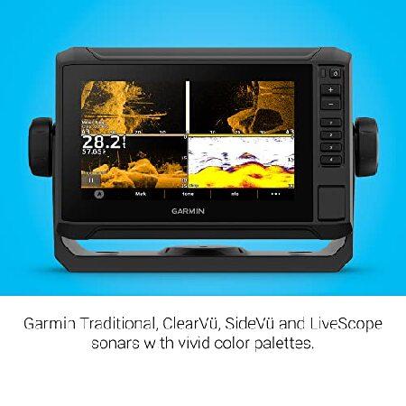 Garmin ECHOMAP UHD2 72sv Without Transducer， 7” Touchscreen Chartplotter， Worldwide Basemap_2