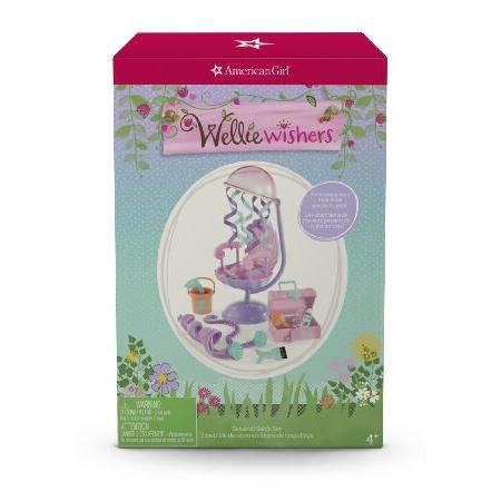 American Girl WellieWishers 14.5-inch Doll Seashell Salon Playset with Hair Extensions that Change Color， For Ages 4+_5