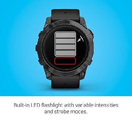 Garmin epix Pro (Gen 2), 51mm, High Performance Smartwatch, Advanced Training Technology, Built-in Flashlight, Blackの画像