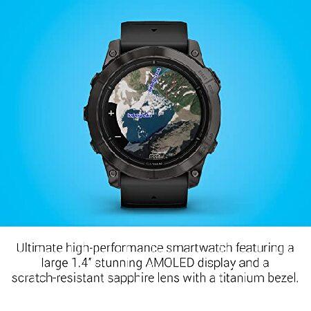 Garmin epix Pro (Gen 2) Sapphire Edition, 51mm, High Performance Smartwatch, Advanced Training Technology, Built-in Flashlight, Blackの画像