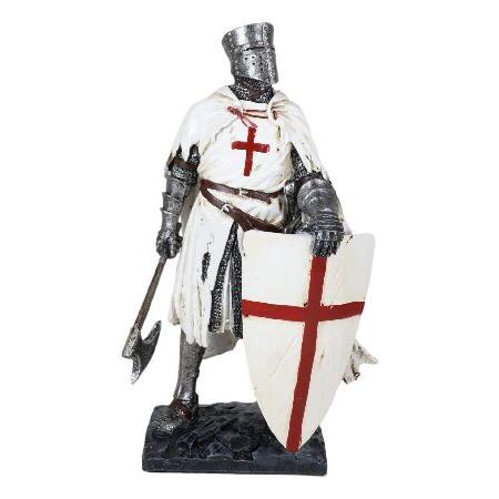 Ebros Gift テンプル騎士団 ホワイトマント ケープ 中世の十字軍 斧人