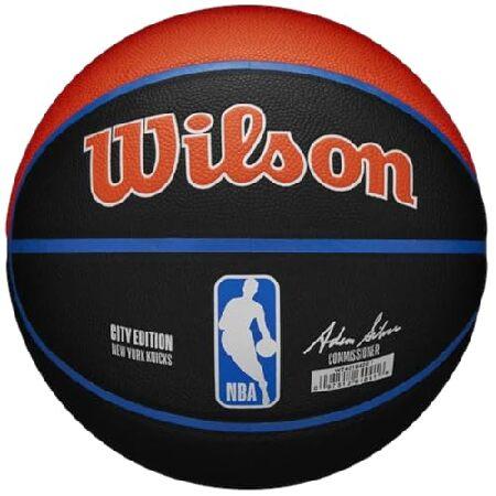 Wilson NBA チーム シティ コレクター ニューヨーク ニックスボール WZ4016420ID ユニ バスケットボール ブラック 7 EU_2