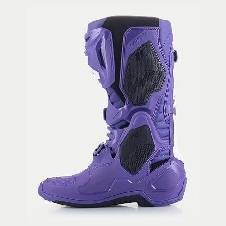 Alpinestars メンズ Tech 10 ブーツ， 紫外線/ブラック。， 10
