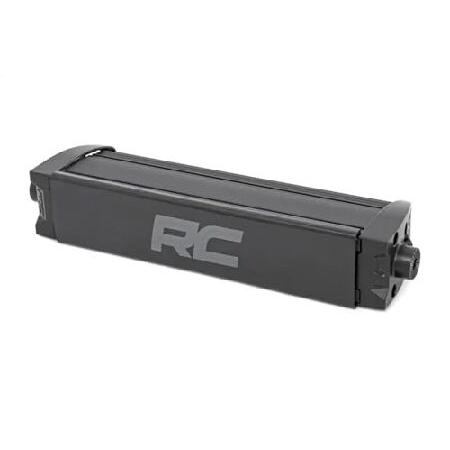 Rough Country 8インチ ブラックシリーズ 単列 LEDライトバー | アンバー DRL - 70718BLDRLA