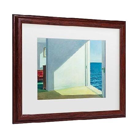 エドワード・ホッパー「Rooms by the Sea」マットフレームアートの画像