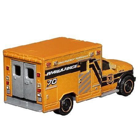マッチボックス ムービングパーツ 70年スペシャルエディション ダイキャストビークル HMV12 ~ 2019 ラム救急車にインスパイアされた ~ 5/5 オレンジとブラックの画像