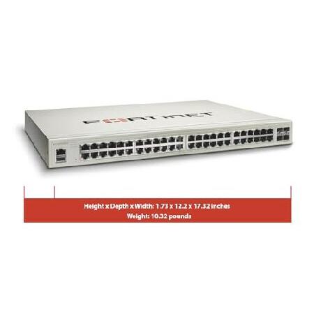 Fortinet FortiSwitch - 148F-POE L2+ 管理スイッチ 370W PoE (FS-148F-POE)_2