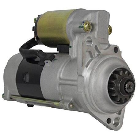 RAREELECTRICAL New 13T 12V 2.0Kw Starter Motor Compatible With Mitsubishi Toro Groundmaster Cub Cadet Tractors 7275 322D 325D K3d K4d K4e 1995 1996 19