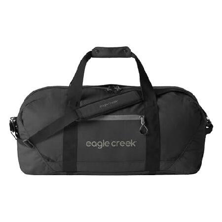 Eagle Creek No Matter What ダッフルバッグ - 頑丈で防水 ロック可能 クラシック バータック補強 ストームフラップ 個別収納ポーチ付き， ブラック， 60L， EC0204