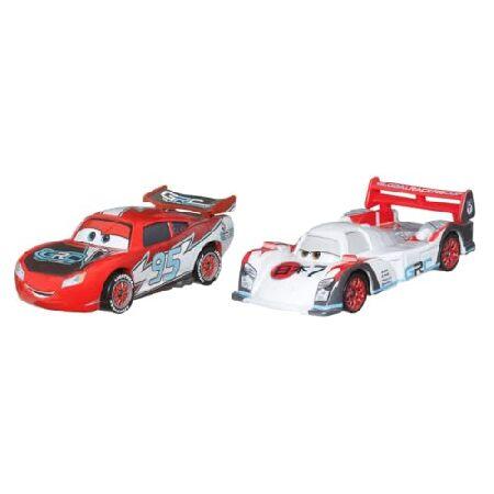 Disney Pixar Cars Pack 2 Metal Cars 1:55 - Global Rally Shu Todoroki ＆ Global Rally Lightning McQueenの画像