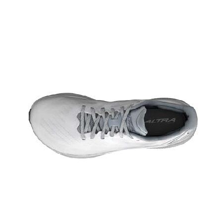 ALTRA Men's Experience Flow Road Running Shoe， White/Gray， 8