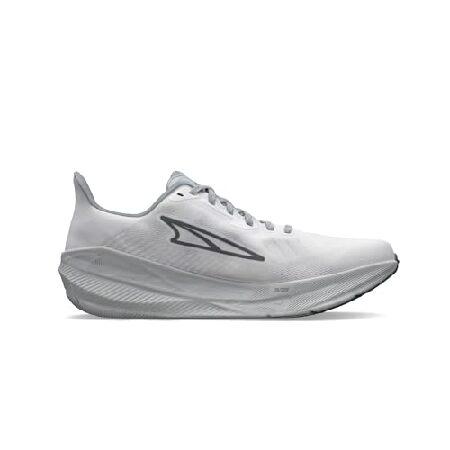 ALTRA Men's Experience Flow Road Running Shoe， White/Gray， 8