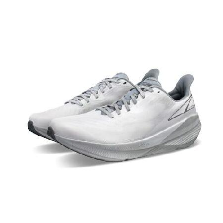 ALTRA Men's Experience Flow Road Running Shoe， White/Gray， 8