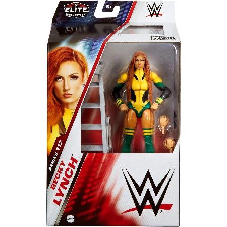 Mattel WWEエリートアクションフィギュア＆アクセサリー、6インチ コレクター収集品 ベッキーリンチ 25関節ポイント、本物そっくりの外観と交換可能な手_1