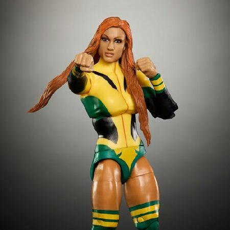 Mattel WWEエリートアクションフィギュア＆アクセサリー、6インチ コレクター収集品 ベッキーリンチ 25関節ポイント、本物そっくりの外観と交換可能な手_2
