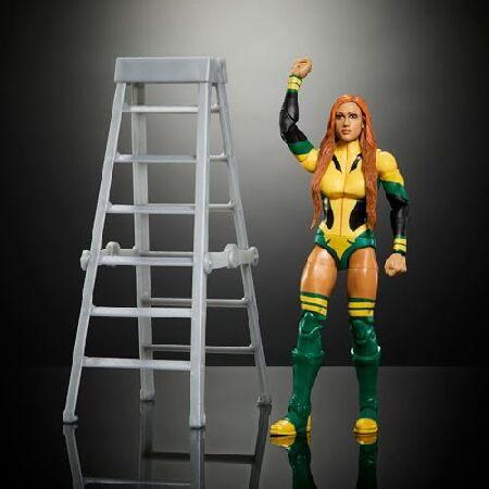 Mattel WWEエリートアクションフィギュア＆アクセサリー、6インチ コレクター収集品 ベッキーリンチ 25関節ポイント、本物そっくりの外観と交換可能な手_4