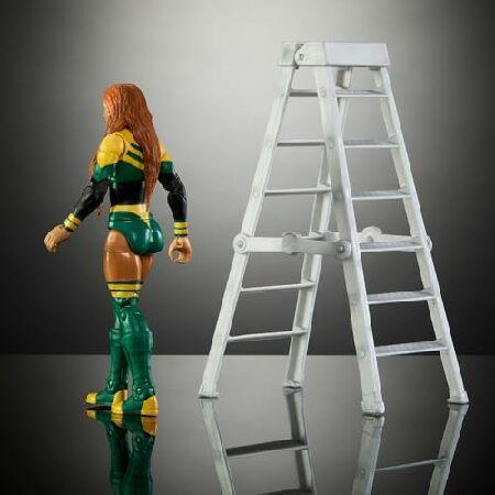 Mattel WWEエリートアクションフィギュア＆アクセサリー、6インチ コレクター収集品 ベッキーリンチ 25関節ポイント、本物そっくりの外観と交換可能な手_5
