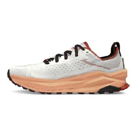 ALTRA メンズ Olympus 6 トレイルランニングシューズ， グレー/オレンジ， 30.5 cm