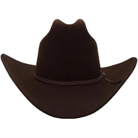 Stetson Rancher 6X Fur Felt Hat SFRNCH-0140 Chocolate (US, Numeric, 7 1/8, Chocolate)の画像