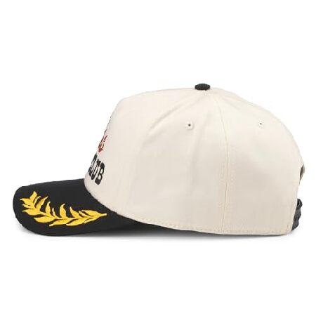 AMERICAN NEEDLE Coors Beer Rodeo Club Captain Adjustable Snapback Baseball Hat， Ivory/Black (24002A-COORS-IBLK)_2