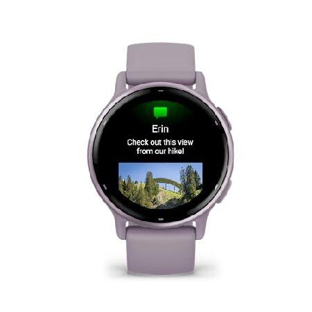 Garmin Vivoactive 5 Fitness Tracker Smart Watch for Women ＆ Men with Metallic Orchid Bezel w/Orchid Case and Silicone Band with 11 Days Battery Life_2