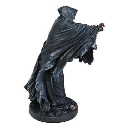 Ebros Gift The Boogeyman Black Death Grim Reaper with Chains Carved Knuckles Game Over Figurine Angel of Death As Ossuary Home Decor Eternal Death_3