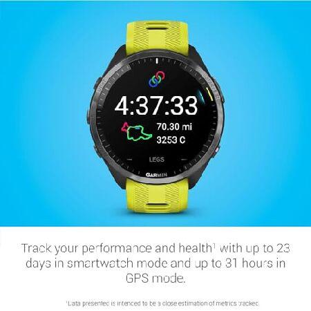 Garmin 010-02809-02 Forerunner 965 Running Smartwatch Amp Yellow and Black | Official USA Partner Model | Bundle with 2 YR CPS Enhanced Protection Pacの画像