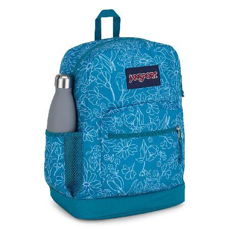 [JANSPORT] バックパック。 CROSS TOWN PLUS DELIGHTFUL DAISIES GREEN。 One Size_2