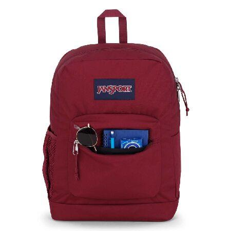 JanSport Cross Town Plusバックパック。， あずき色， One Size 