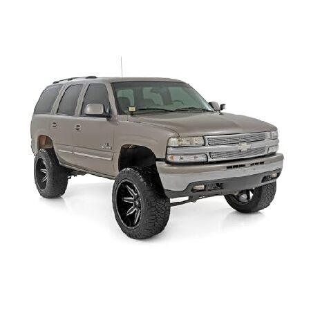Rough Country Dual 2" LED Ditch Light Kit for Chevy Silverado 1500 (1999-2006) - 2X Black Series 2-in LED Light Pods， Flood Beam