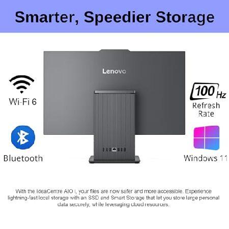 Lenovo 2024 IdeaCentre 27" Business All-in-One， FHD 100Hz Touchscreen， AMD Ryzen 5 7535HS， 16GB DDR5 RAM， 512GB SSD， Wireless KB ＆ Mouse， Wireless Ch_3