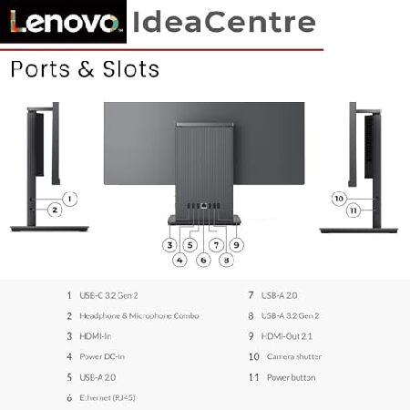 Lenovo 2024 IdeaCentre 27" Business All-in-One， FHD 100Hz Touchscreen， AMD Ryzen 5 7535HS， 16GB DDR5 RAM， 512GB SSD， Wireless KB ＆ Mouse， Wireless Ch_5
